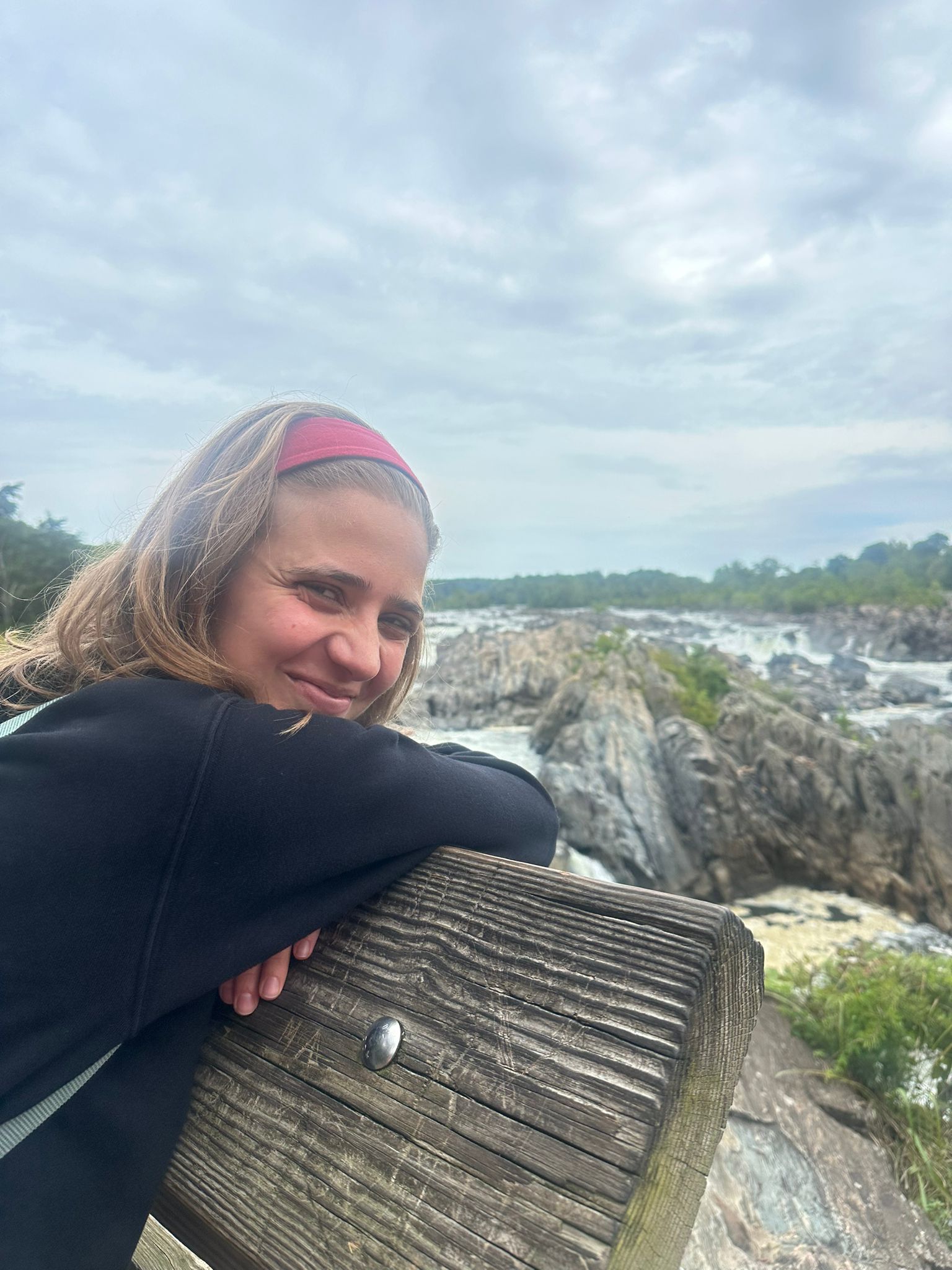 Noor exploring outdoors